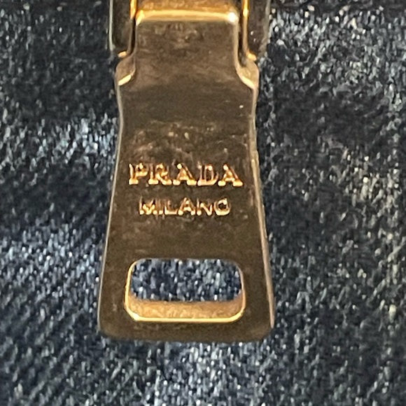 Denim Prada Canapa Large Tote - Picture 11 of 14